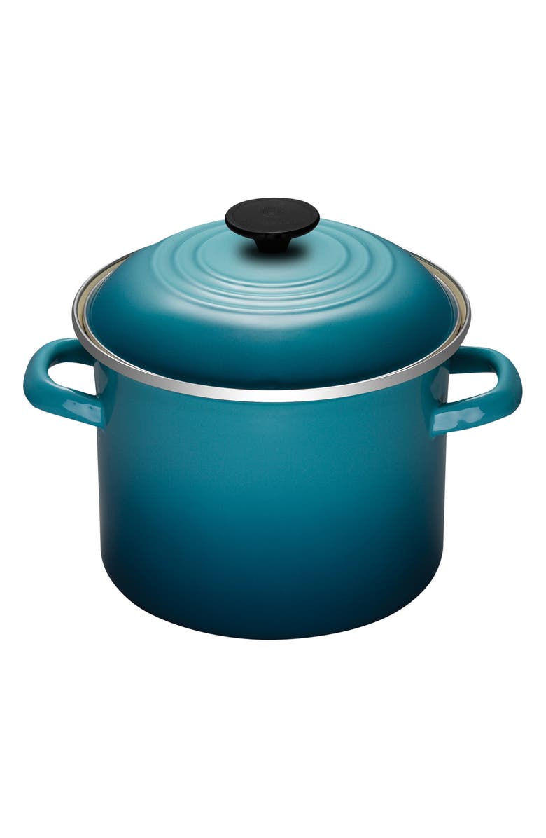 Le Creuset 6-Quart Enameled Steel Stockpot, Main, color, 