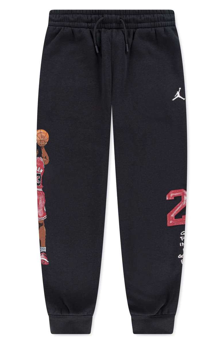 Jordan Kids' Jordan Sketch Sweatpants, Main, color, Off Noir