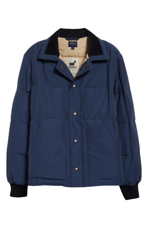 Noah Water Repellent Quilted Puffer Jacket In Navy