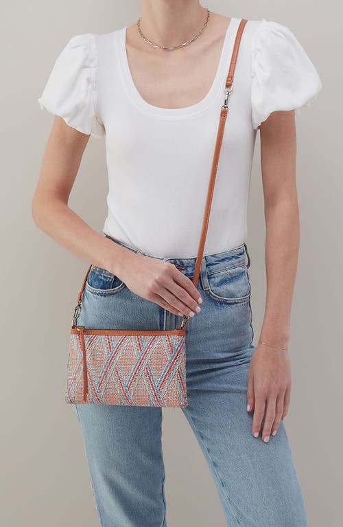 Hobo Darcy Raffia Convertible Crossbody Bag In Sunset Raffia