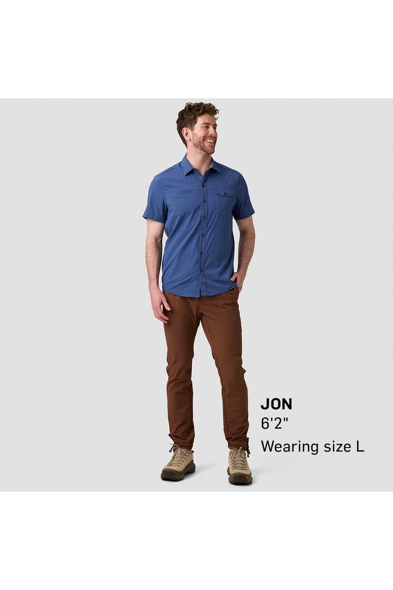 Switchback Short-Sleeve Shirt - Men's, Alternate, color, Blue
