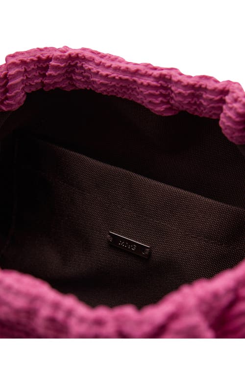 Mango Textured Cosmetics Bag In Pink