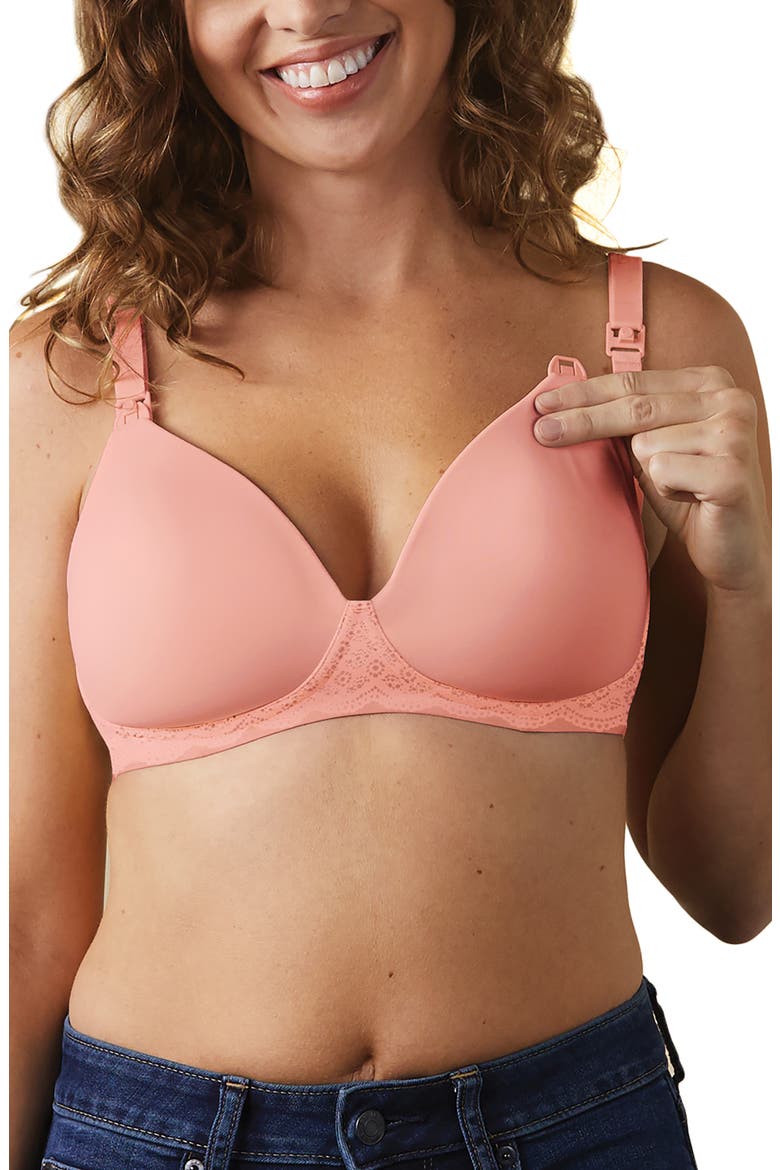 Buttercup Nursing Bra, Alternate, color, APRICOT