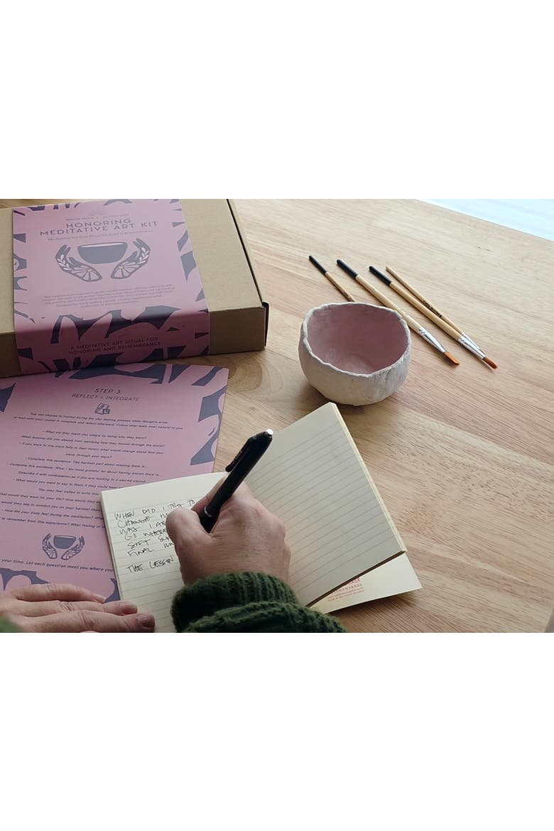 Honoring Meditative Art Kit, Alternate, color, Blush Pink