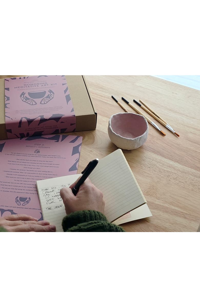 Breathe People Honoring Meditative Art Kit, Alternate, color, Blush Pink