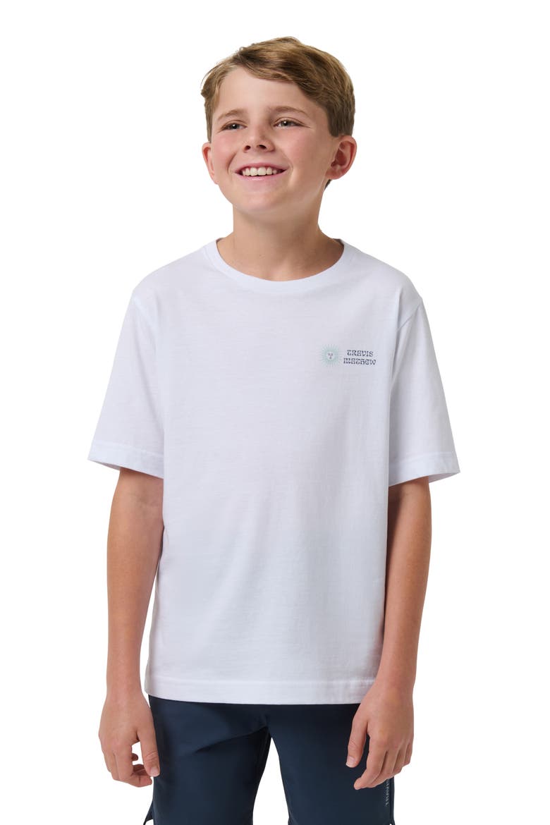Kids' Y Street Festival Cotton Graphic T-Shirt, Main, color, WHITE