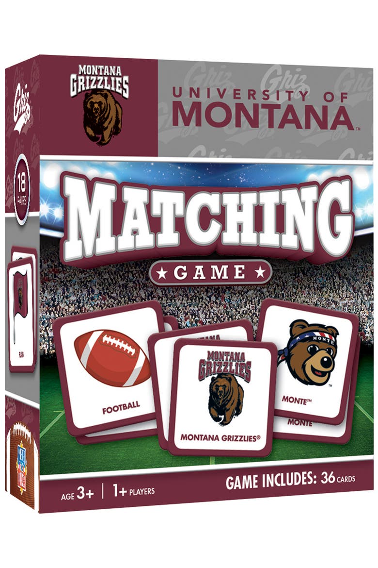 Montana Grizzlies Matching Game, Main, color, Multicolor
