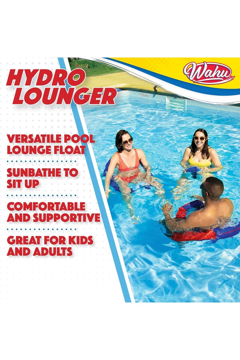 Hydro Lounger Versatile Pool Lounge Float for Sunbathing, Inflatable Pool and Beach Float, Alternate, color, None