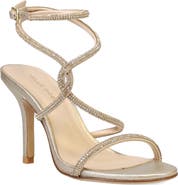 Pelle Moda Kaleah Crystal Strappy Sandal