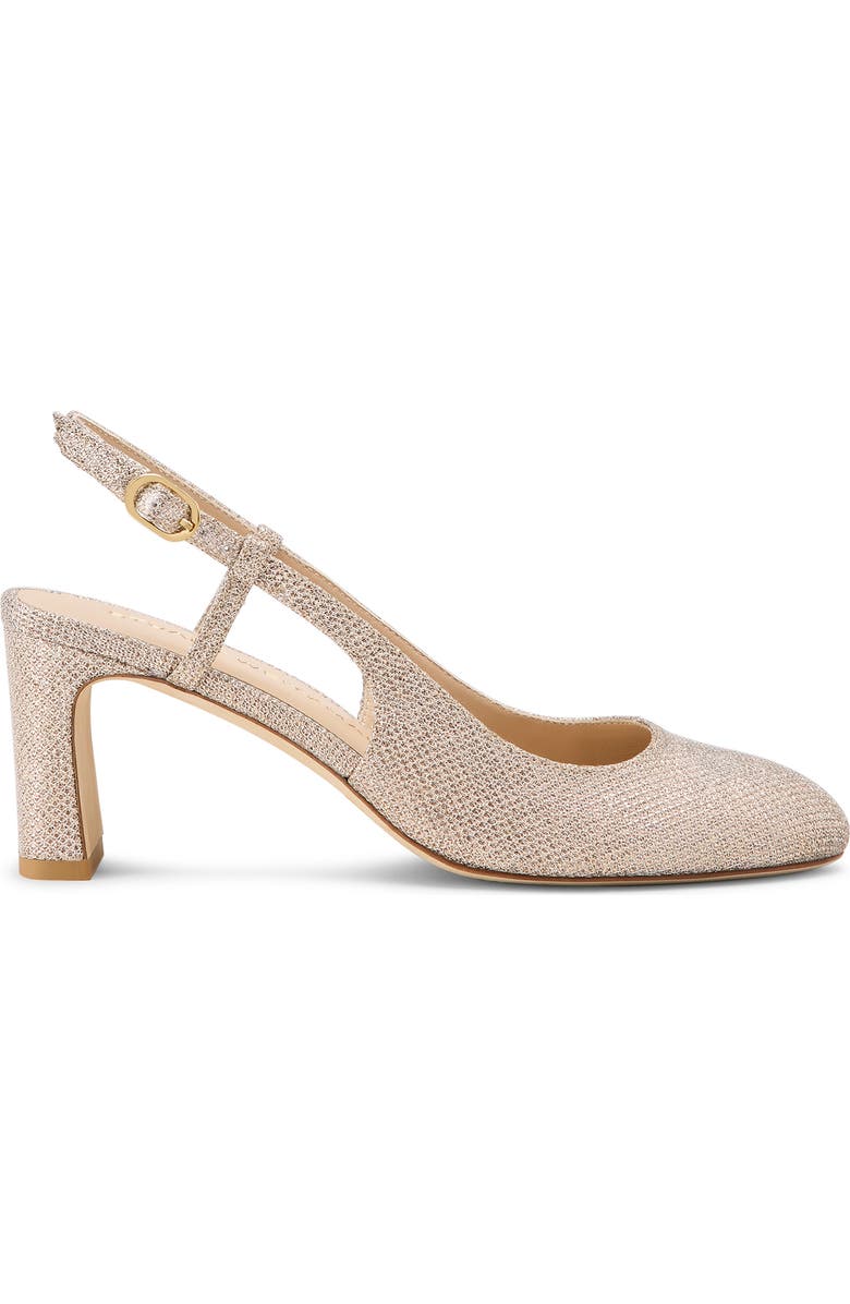 Stuart Weitzman Babette Slingback 60 Pump, Alternate, color, Poudre