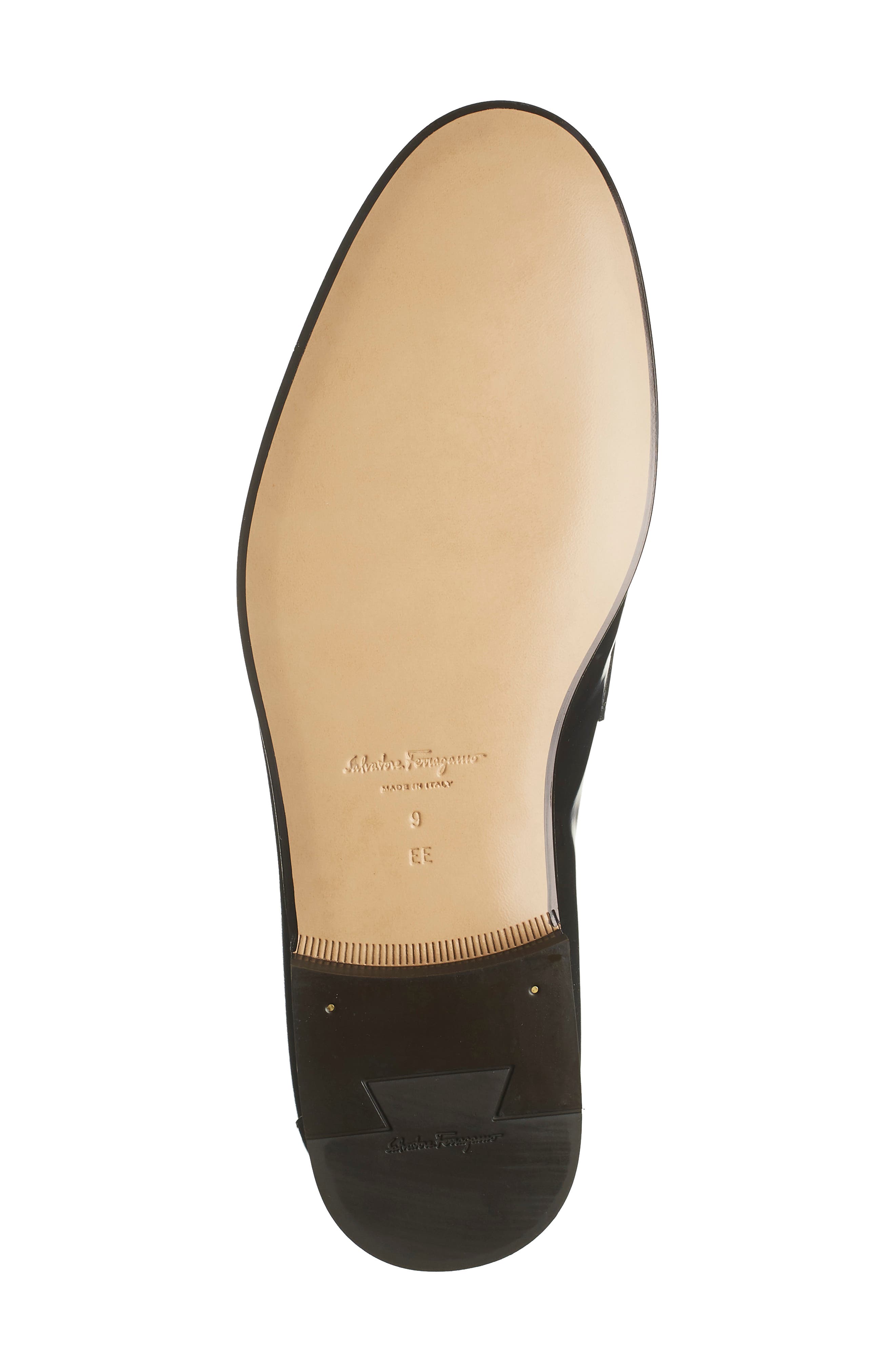 FERRAGAMO Gin Double Gancio Bit Loafer, Alternate, color, Nero