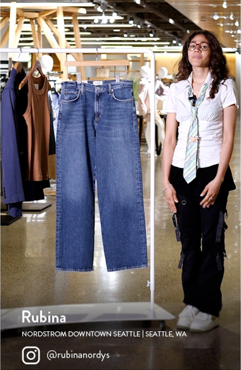 Harper Ankle Relaxed Straight Leg Jeans, sales video thumbnail