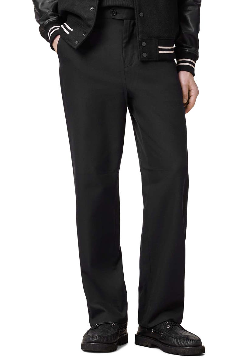 AllSaints Locke Cotton & Wool Pants, Main, color, 