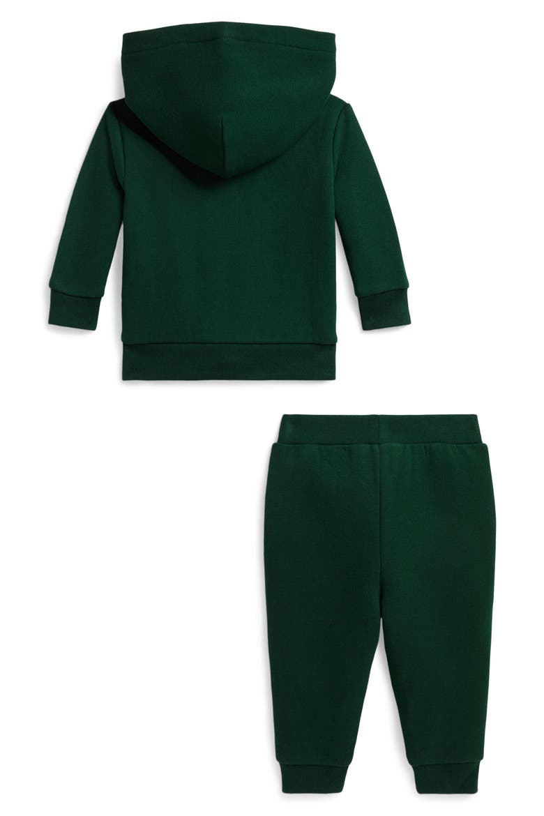 Kids' Fleece Hoodie & Pants Set, Alternate, color, MOSS AGATE