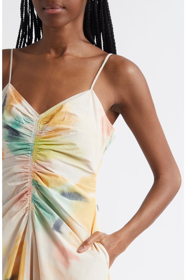 Lindsey Floral Print A-Line Dress, Alternate, color, FLORAL MULTI