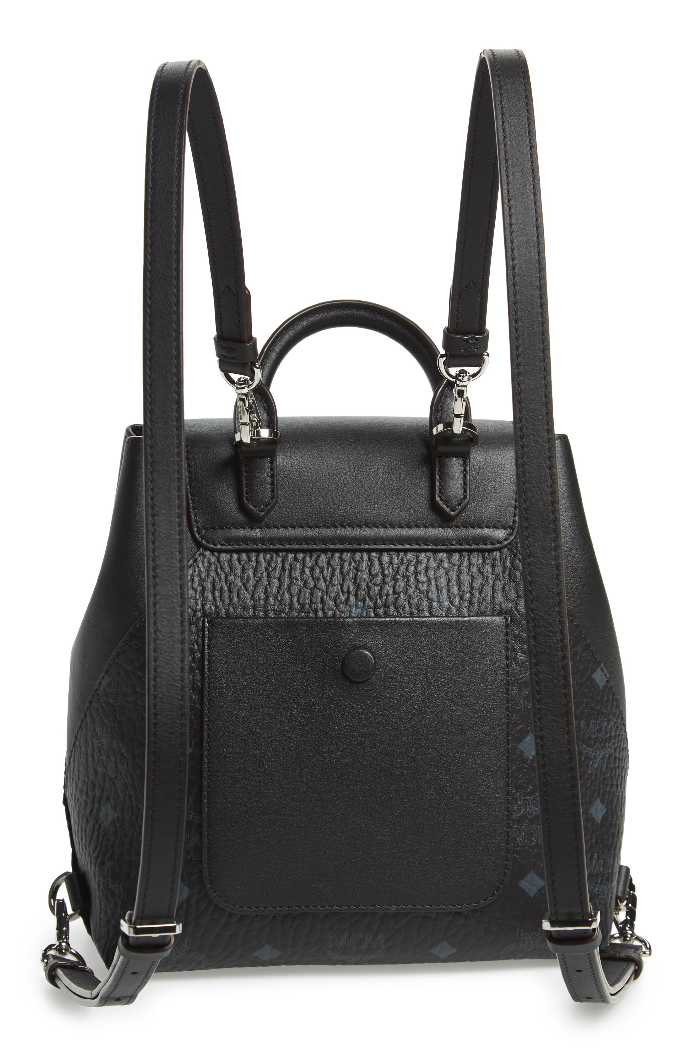 MCM Essential Visetos Original Small Backpack, Alternate, color, 