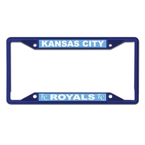 Kansas City Royals Chrome Color License Plate Frame