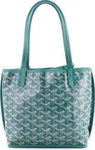 Pre-Owned Goyard Anjou Reversible Tote Coated Canvas Mini