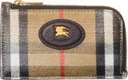 Burberry Highlands Check Zip Card Case
