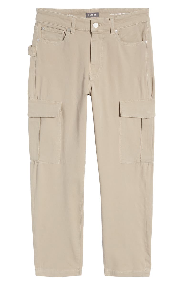 DL1961 Noah Tapered Straight Leg Cargo Jeans, Alternate, color, Brut