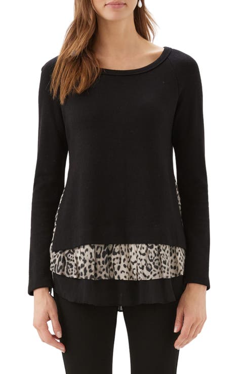 Layered Contrast Sweater