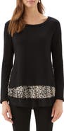 Karen Kane Layered Contrast Sweater