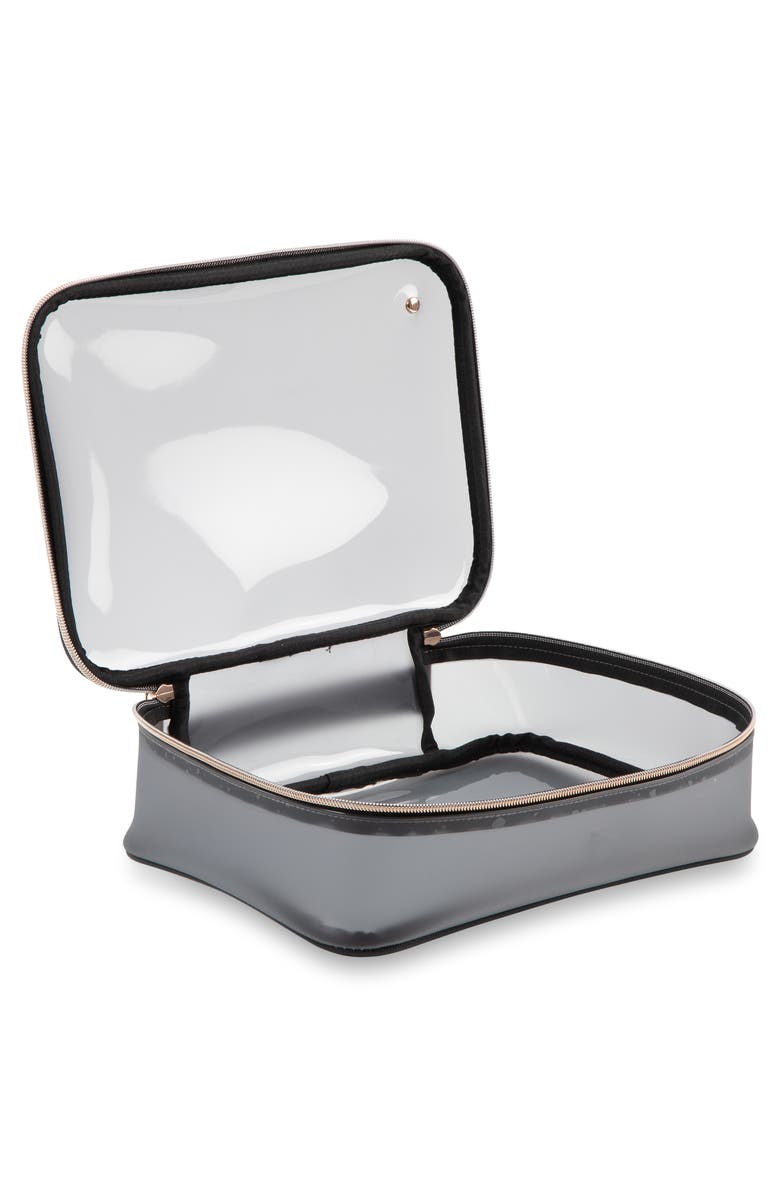 Stephanie Johnson Jumbo Makeup Case, Alternate, color, Black