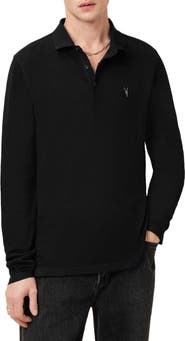 AllSaints Reform Cotton Piqué Polo