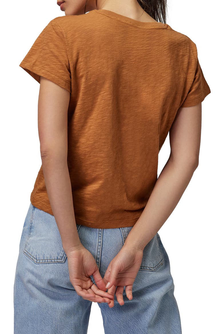 Kindness Slub Cotton Graphic T-Shirt, Alternate, color, COGNAC
