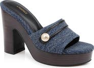 L'AGENCE Gladys Platform Slide Sandal