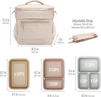 60-Piece Meal Prep & Lunch Bag Set
