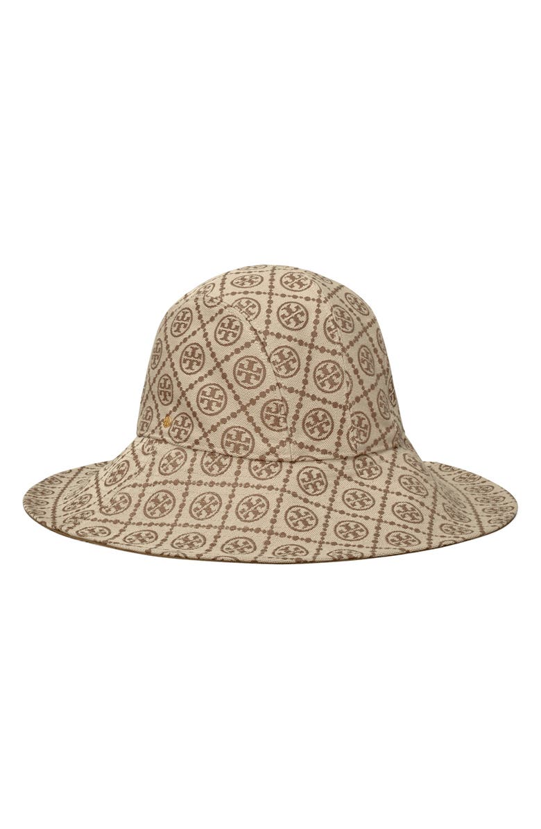 Tory Burch T Monogram Bucket Hat, Main, color, 