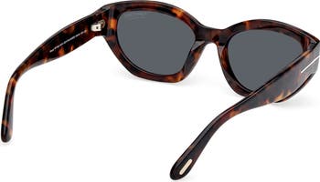 Penny 55mm Polarized Geometric Sunglasses