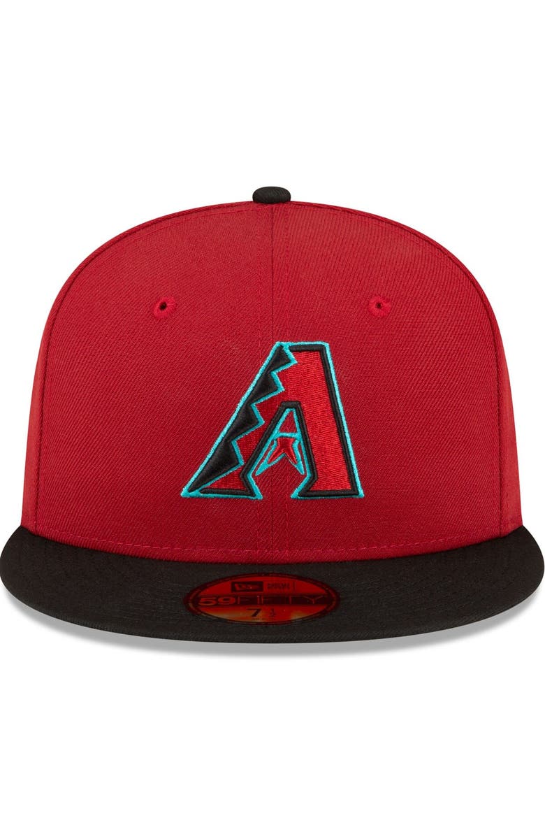 Men's New Era  Red/Black Arizona Diamondbacks Home Authentic Collection On-Field 59FIFTY Fitted Hat, Alternate, color, Red