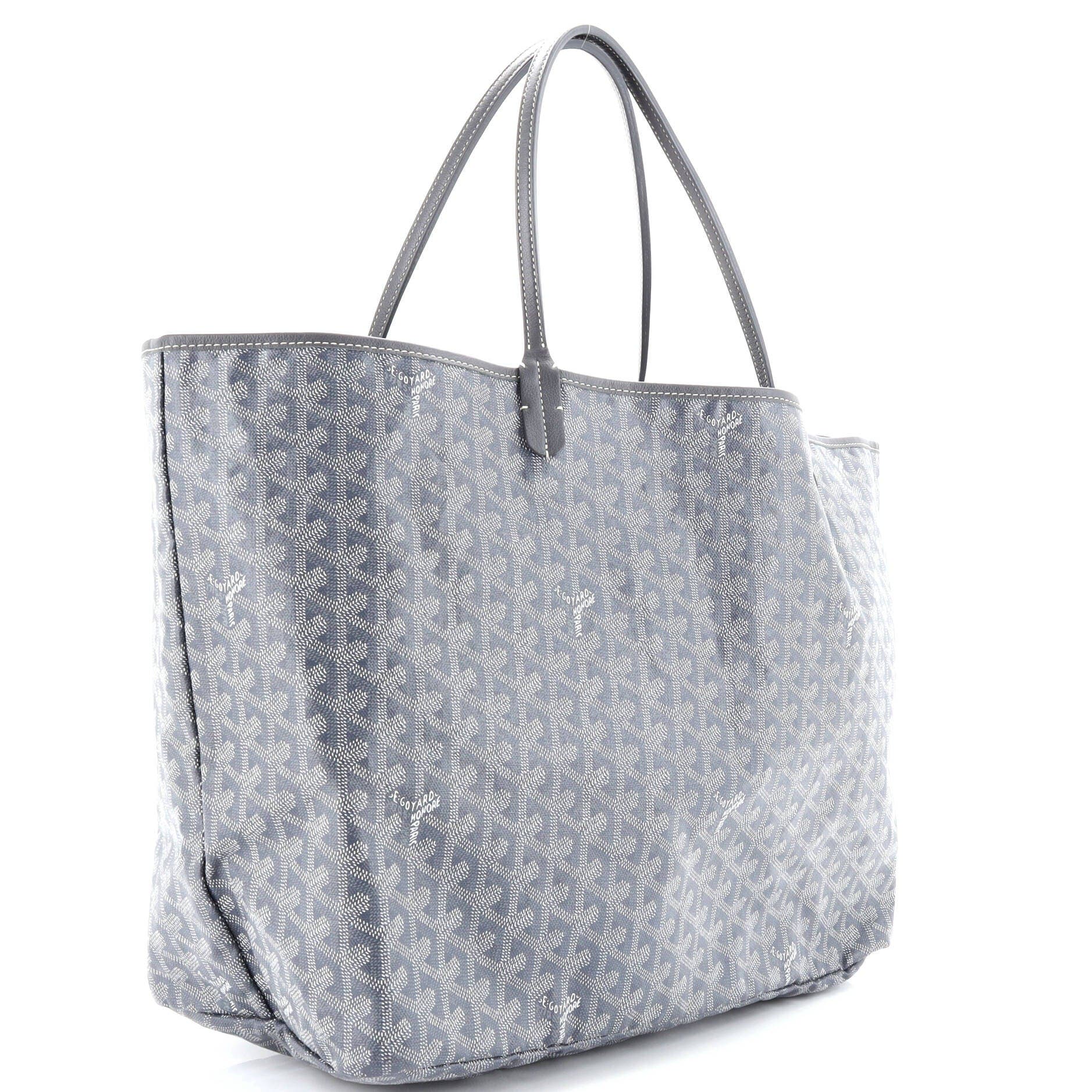 Pre-Owned Goyard Saint Louis Tote Coated Canvas GM, Alternate, color, Gray
