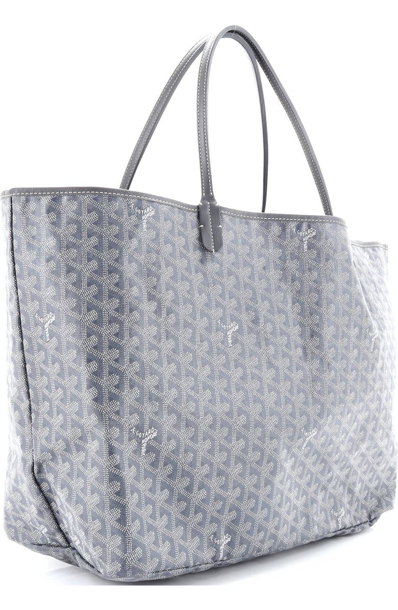 Pre-Owned Goyard Saint Louis Tote Coated Canvas GM, Alternate, color, Gray