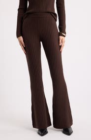Treasure & Bond Cashmere Flare Leg Pants