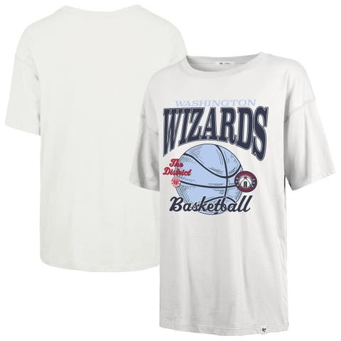 Women's '47  White Washington Wizards City Edition Down Court Sadie T-Shirt