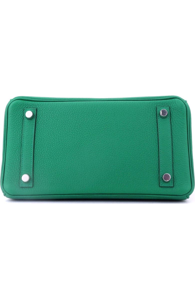 Pre-Owned Hermes Birkin Handbag Green Togo with Palladium Hardware 25, Alternate, color,