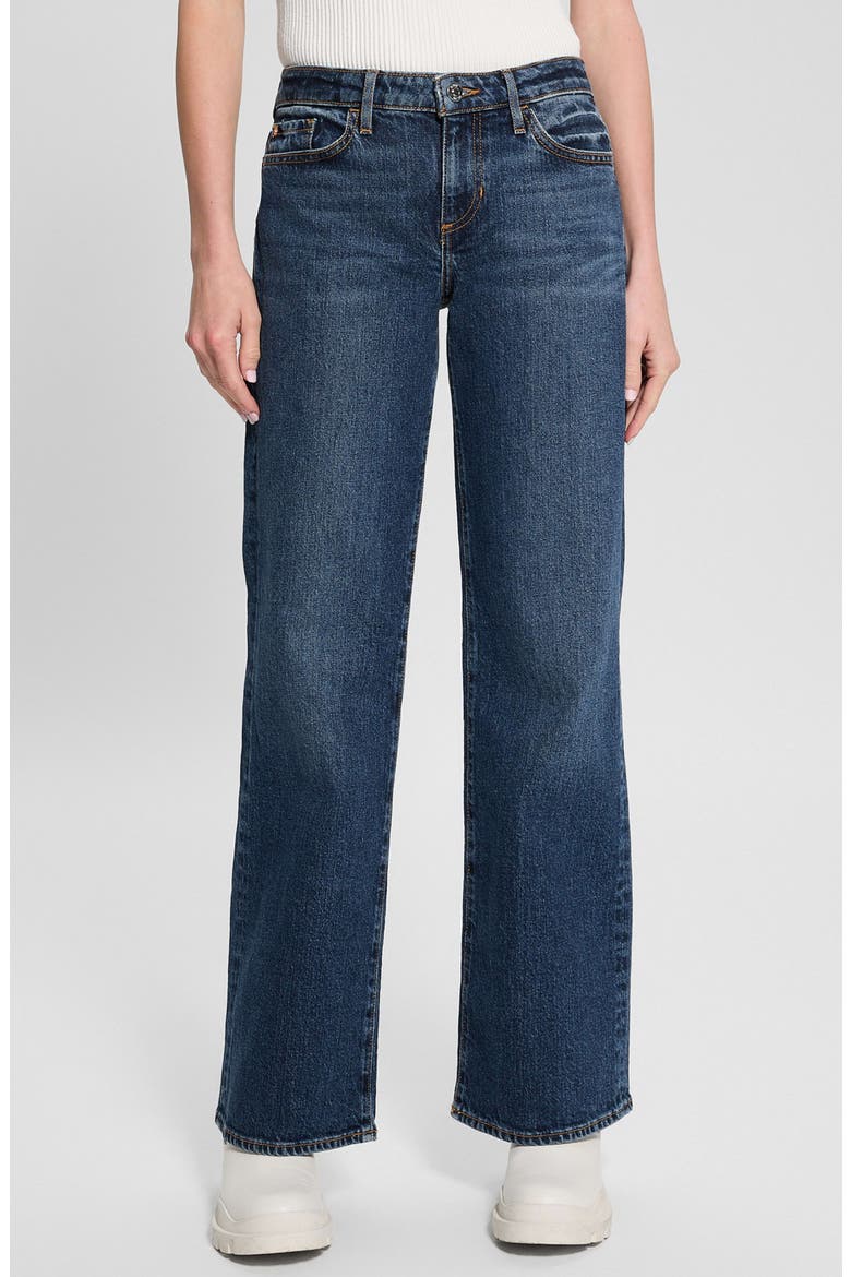 Low Rise Slouchy Straight Leg Jeans, Main, color, MOTS