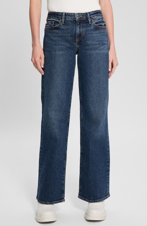 Low Rise Slouchy Straight Leg Jeans (Mots)
