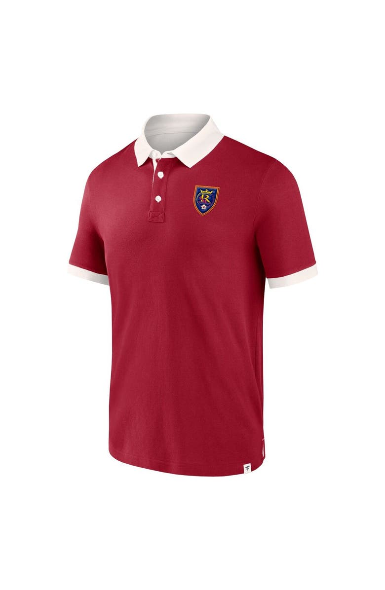 FANATICS Men's Fanatics Branded Red Real Salt Lake Second Period Polo Shirt, Alternate, color, 