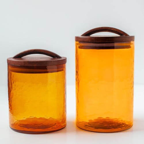Creative Women Canister In Orange