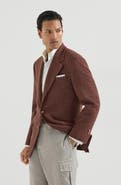 Brunello Cucinelli Cashmere Prince of Wales Cavallo Tailor blazer