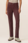 KUT from the Kloth Quinn Slim Straight Leg Corduroy Pants
