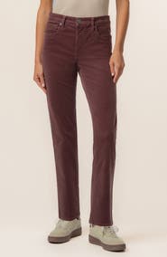 KUT from the Kloth Quinn Slim Straight Leg Corduroy Pants