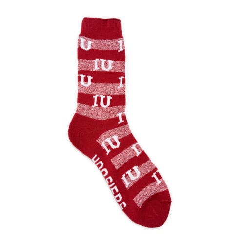 Muk Luks Gameday Terry Loop Socks In Red