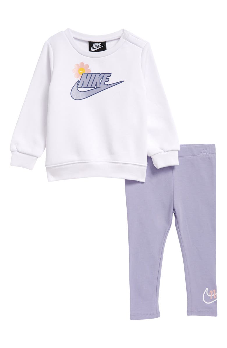 Nike Flower Child Sweater & Leggings Set, Main, color, 