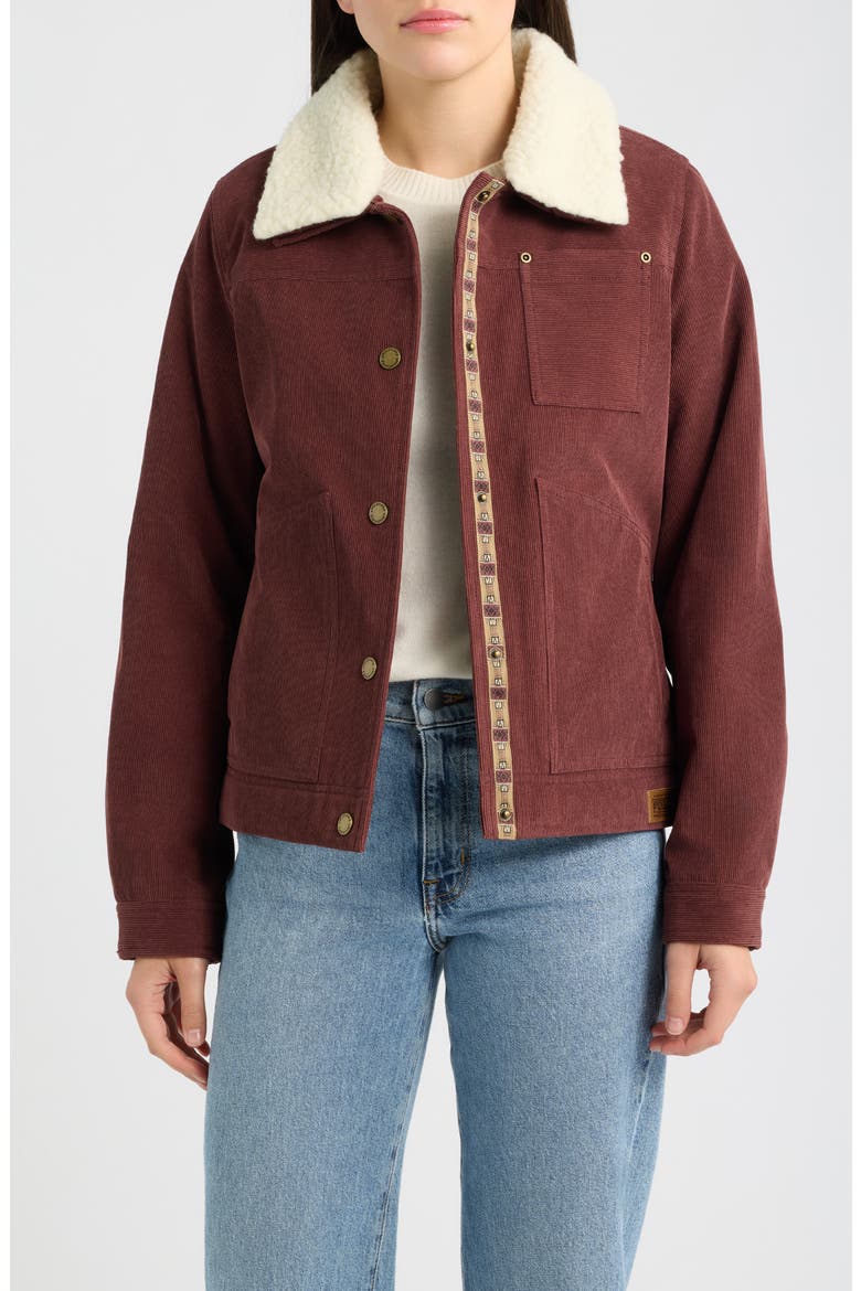 Wind Basin Corduroy Jacket, Main, color, RAISIN