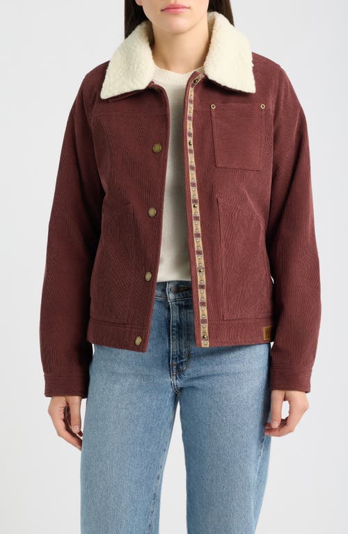 Pendleton Wind Basin Corduroy Jacket In Red